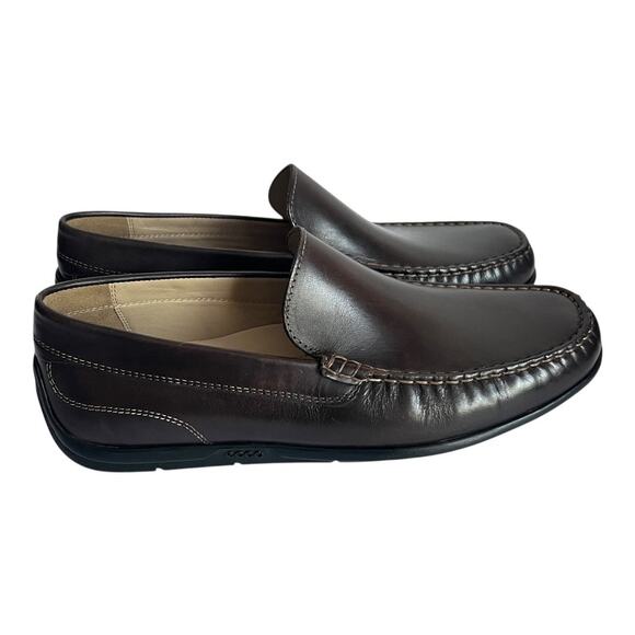 Ecco Classic Leather Moc 2.0 Driving Slip On Loafer Shoe Men Size 42 EU